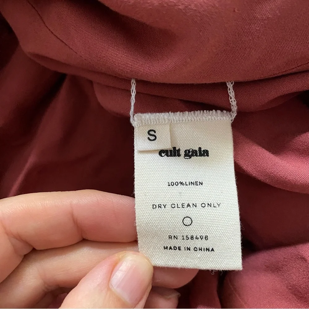 Cult Gaia Pink Halter Maxi Dress - Picture 7 of 8